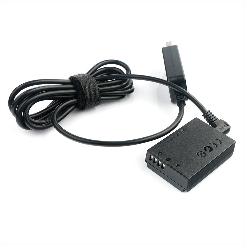 5 فولت USB إلى LP E12 LPE12 ACK-E12 DR-E12 الدمية البطارية و تيار مستمر قوة البنك USB كابل لكانون EOS M M2 M10 M50 M100 M200 M50 2