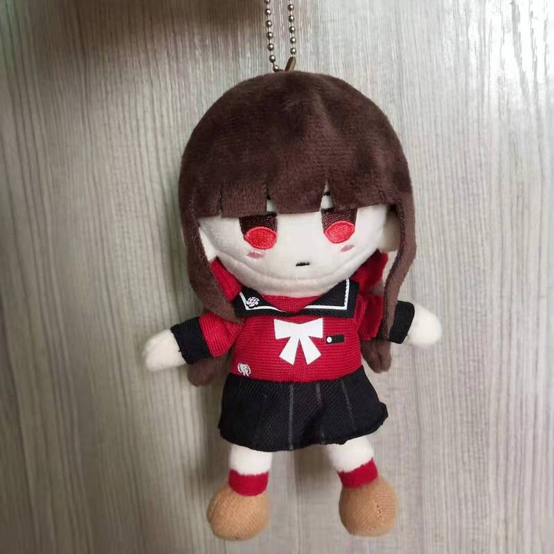 11 Stil 15cm Anime Plüsch Puppe Schlüssel ring Danganronpa V3 Dangan Ronpa Oma Kokichi Komaeda Nagito Schnee glöckchen Ohm Plüsch Schlüssel bund Spielzeug
