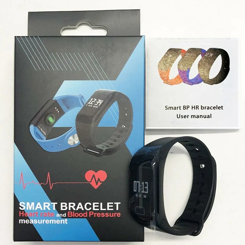 F1 Smart Bracelet Heart Rate Monitor Blood Pressure Wearfit Fitness Tracker Pulsometer Passometer Activity Smart Bracelet Reloj