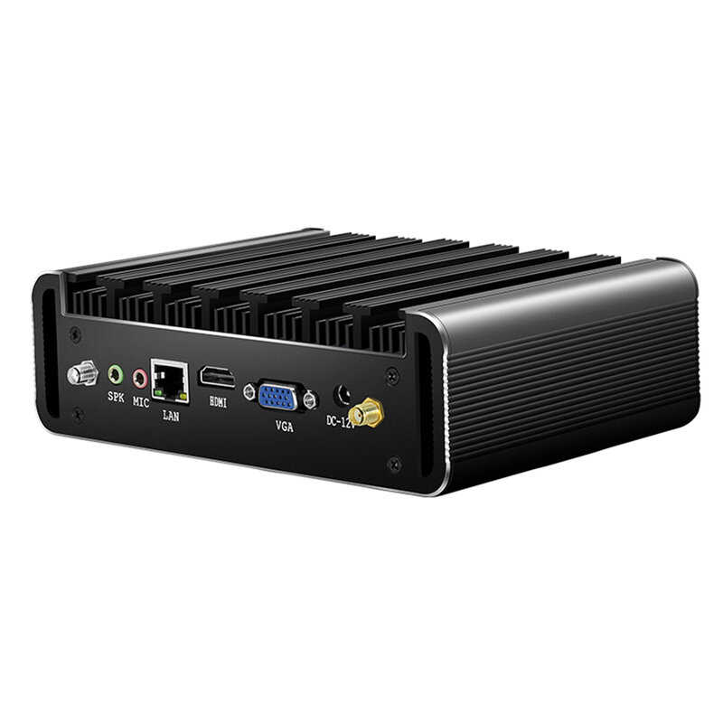 BEBEPC-Mini PC i7-7500U Intel Core i5 5200U i3 7100U/5005U, sin ventilador, 300M, WiFi, HDMI, Windows 10, 4K, UHD, Ordenador de oficina