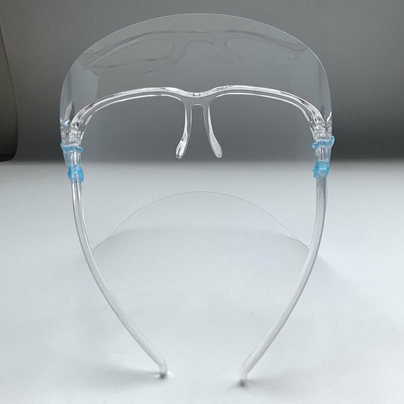 Funda protectora de Seguridad al aire libre ajustable, gafas de plástico transparente para mujer cocinero, protege la pantalla contra salpicaduras de aceite