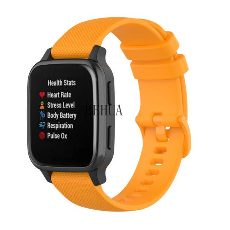 Pasek 20mm do zegarka Garmin venu sq /sq2/Smartwatch muzyczny silikonowa opaska na rękę bransoletka do zegarka Xiaomi Haylou LS02
