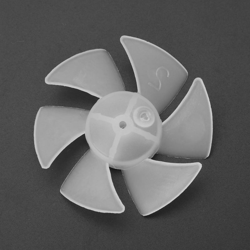 Pequena potência mini pá de plástico de ventilador 4/6 folhas para secador de cabelo motor