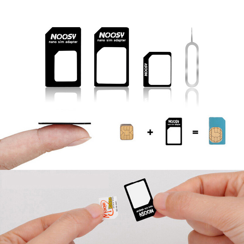 ANKNDO zestaw adaptera karty SIM do iphone'a karta SIM do przedłużania granicy telefon komórkowy konwerter karty SIM 3 w 1