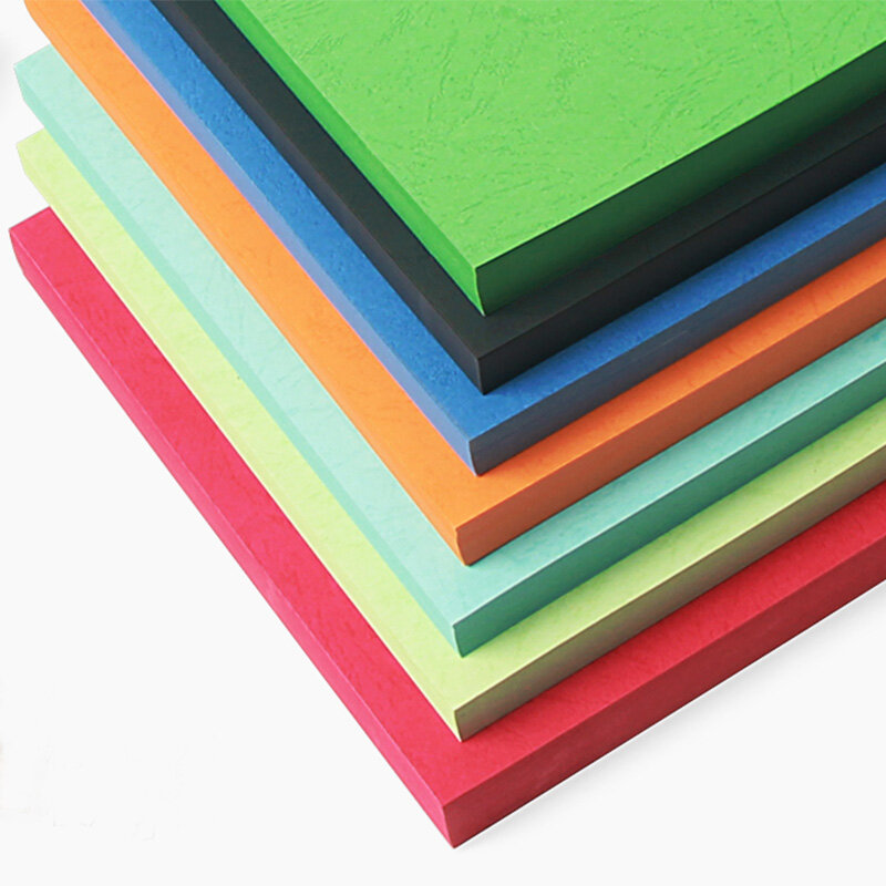 Papel de capa para escritório, cartolina moderna, dc gsm, a4, em relevo, colorido
