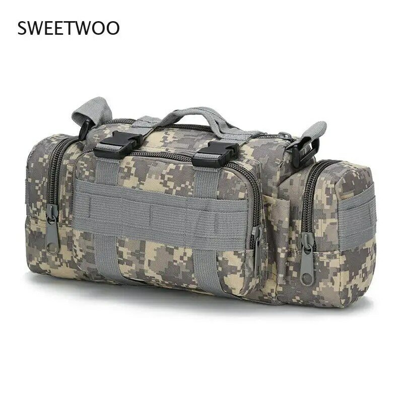 Alta qualidade ao ar livre militar tático mochila cintura pacote saco de acampamento caminhadas bolsa 3p peito