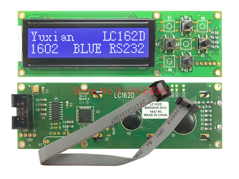 RS232 1602 16X2 Màn Hình Hiển Thị LCD Module LC162D Hay LC162F