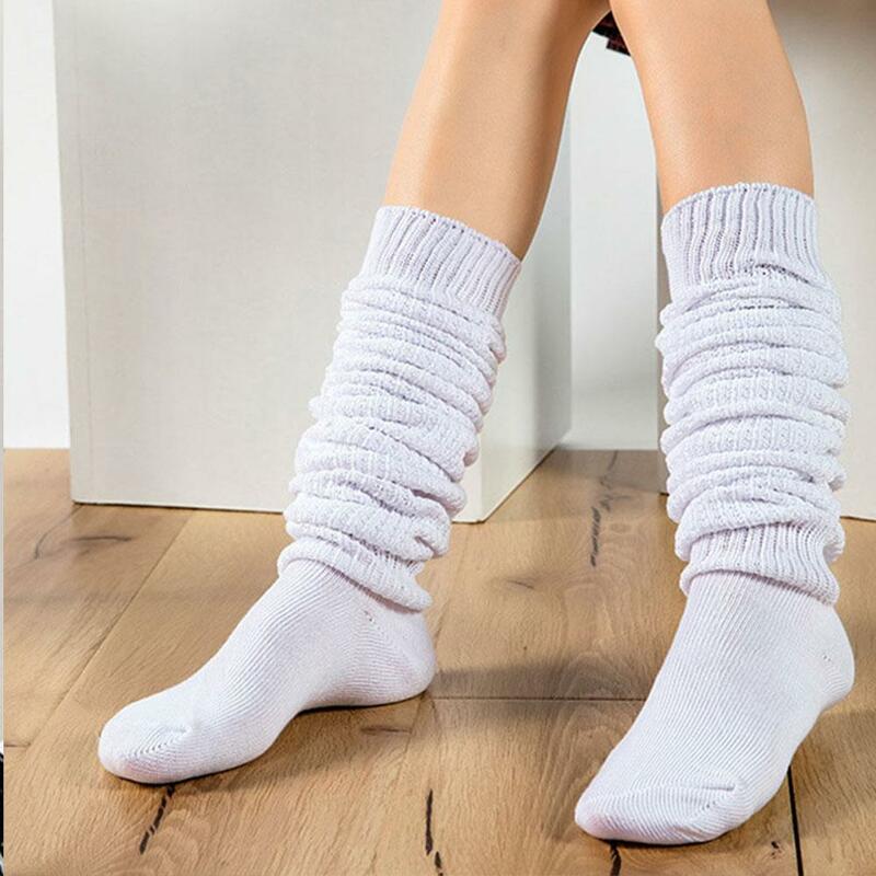 60/80/100/120/150/180cm Women Loose Long Stockings Heap Leg Socks Heap Slouch Socks Warmer Girls Socks School Uniform Costumes