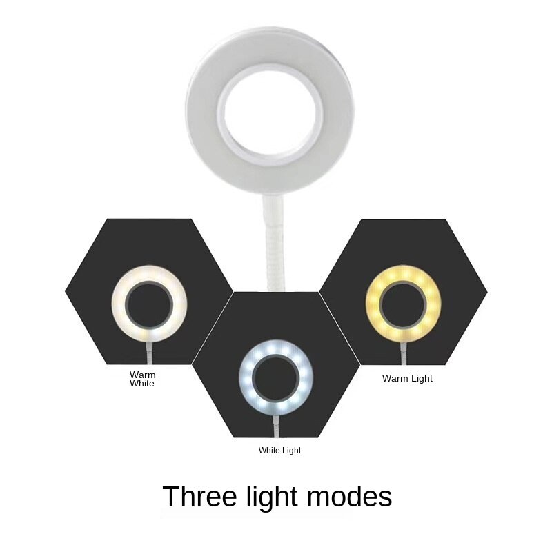 Фотовссветильник шка с кольцевым светильником диагональю 3,5 дюйма