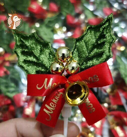10 Buah Selamat Natal Cake Topper Pesta Makanan Penutup Kue Ulang Tahun Toppers Tahun Baru Xmas Pohon Cupcake Noel Natal Dekorasi Kue