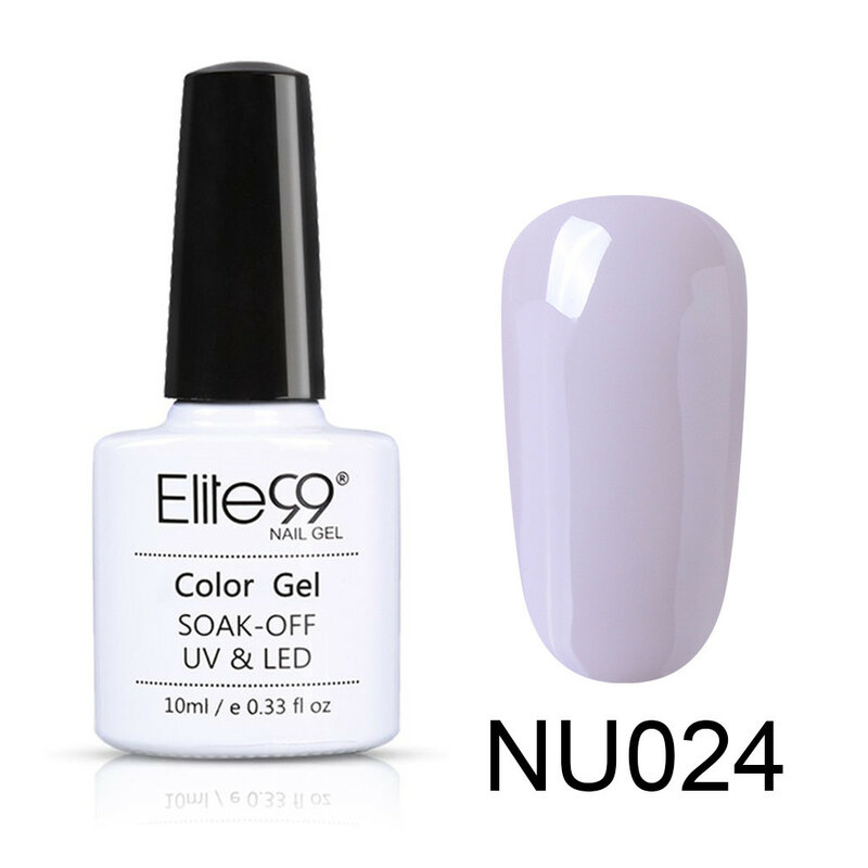 Elite99 Nude Color 10ml żel polski Vernis Semi permanentny żel UV do żel do malowania paznokci lakier Soak Off lakier do paznokci lakier żelowy