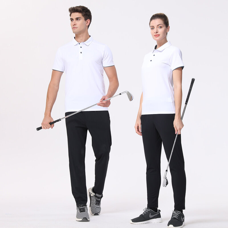 T-shirt de Golf à manches courtes pour hommes, respirant et décontracté, à séchage rapide, pour l'entraînement en plein air, nouvelle collection été 2021