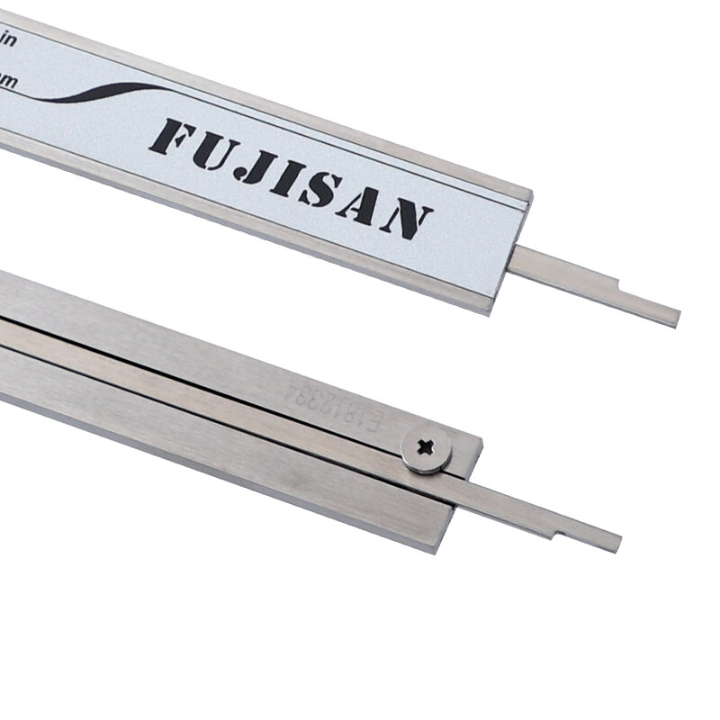 FUJISAN 디지털 버니어 캘리퍼스, 스테인레스 스틸 마이크로미터 게이지, 전자 측정 기기, 0-150mm, 0.01