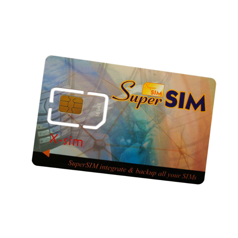 6 в 1, макс. SIM-карта, супер-карта для сотового телефона, резервный аксессуар для сотового телефона PUO88