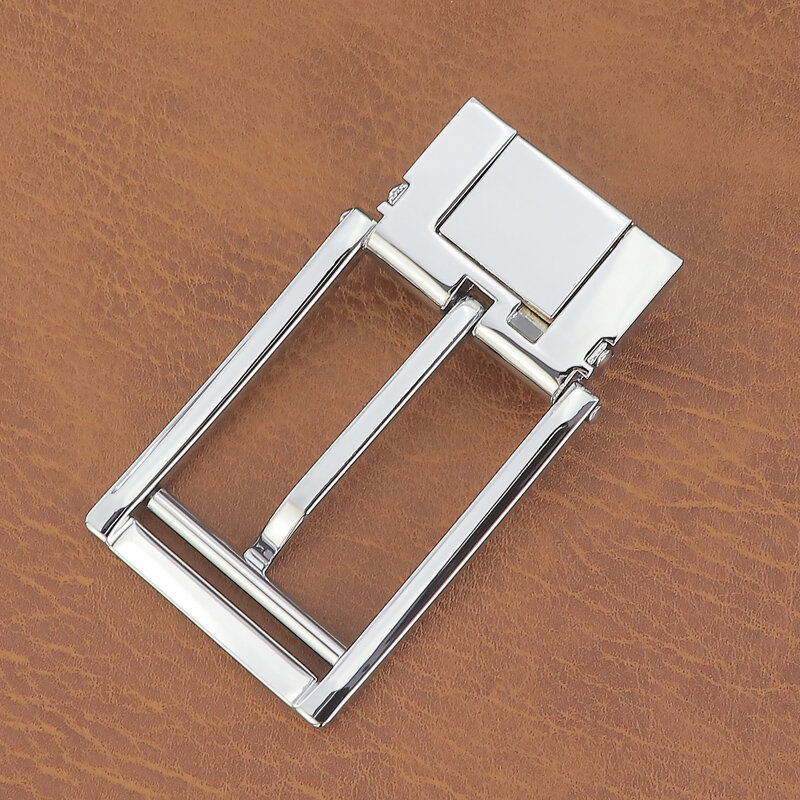 عالية الجودة الفضة دبوس مشبك حزام من المعدن الفاخرة العلامة التجارية الشهيرة 3.3 سنتيمتر واسعة فقط أحزمة مشبك