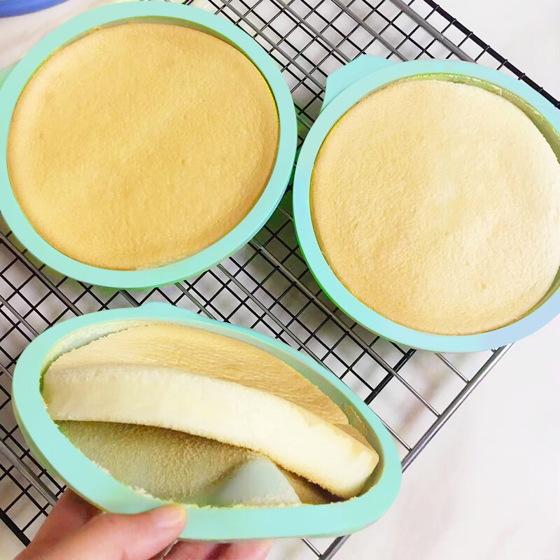 Formy silikonowe warstwowe ciasto okrągłe kształt prostokątne silikonowe forma na chleb chleb tostowy formy ciasto forma w kształcie tacy non-stick narzędzia do pieczenia