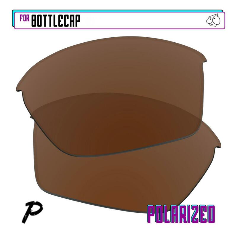 EZReplace Polarisierte Ersatz Linsen für-Oakley Bottlecap Sonnenbrille-Braun P