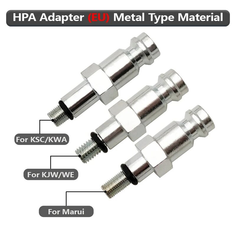 Válvula adaptadora de grifos de cargador HPA apta para KSC/KWA,KJW/WE,Marui, tipo eu-versin
