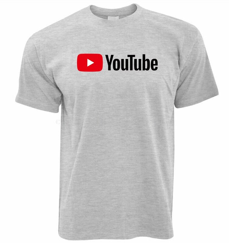 2022 letnia zabawna męska koszulka bawełniana koszulka z nadrukiem Youtube męska koszulka męska koszulka damska bawełniana koszula