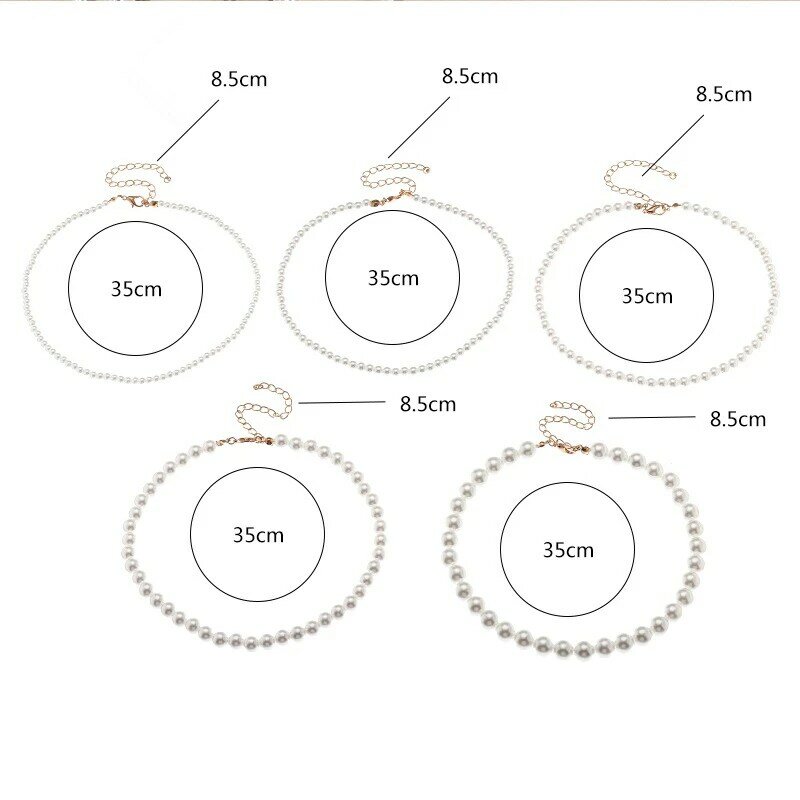 Collier ras du cou en chaîne de perles pour femmes, Style Vintage Simple de 6MM, pendentif de coquille d'amour de mariage, bijoux de mode en gros