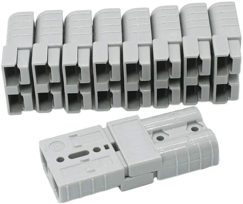 Conector de bateria para Caravan Trailer, Caminhão Solar 4x4, Adequado para Anderson Forklift, 50a, 6awg, 10 Pcs, 5Pcs