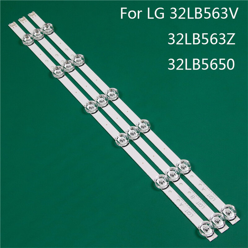 LED TV الإضاءة جزء بديل لـ LG 32LB563V-ZT 32LB563Z-TD 32LB5650-TO عمود إضاءة LED شريط إضاءة خلفي خط حاكم DRT3.0 32 ab