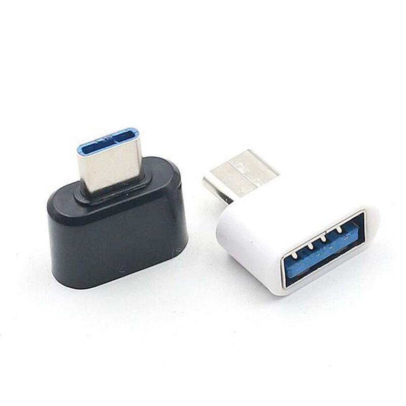 Aksesoris Adaptor USB Konektor Konverter Adaptor OTG Pria Ke USB Tipe C Telepon Seluler Mini