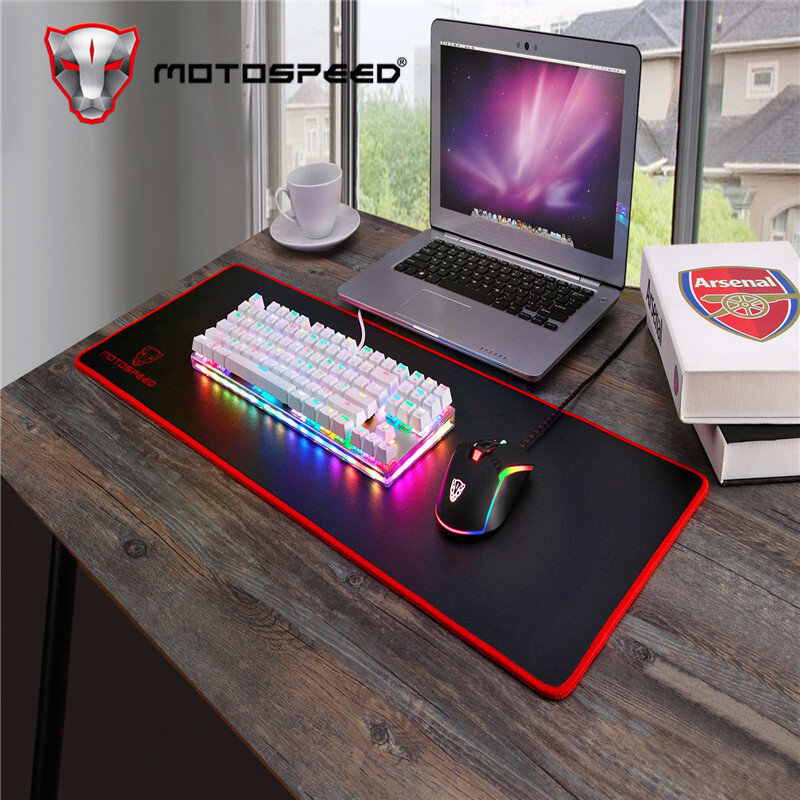 Motospeed K87S Teclado mecánico para jugar con cable retroiluminación RGB para juegos de ordenador de escritorio