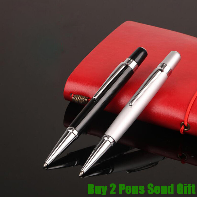 Fashion Design krótki kształt w całości z metalu pisanie długopis biuro biznes mężczyźni Siganture długopis kupić 2 wysłać prezent