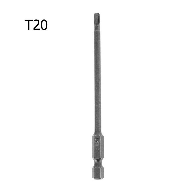 1 шт., Набор бит для шестигранных отверток, 100 мм, 8/10/T15/T20/T25/T27/T30/T40