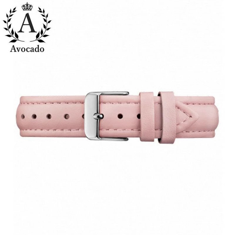 Jam tangan Natal Digital anak perempuan, jam tangan natal tali kulit merah muda, hadiah Tahun Baru modis
