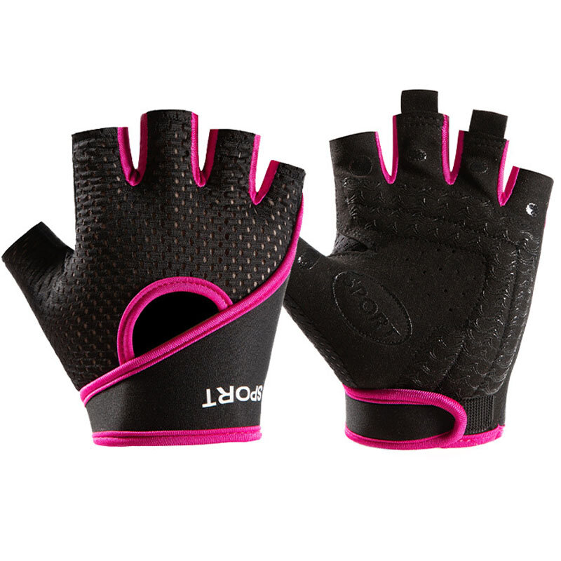 Professional Gym Fitness Gloves Men Power Weight Lifting Women Outdoor Workout Anti-slip Bicycle Half Finger Sport Glove MY552