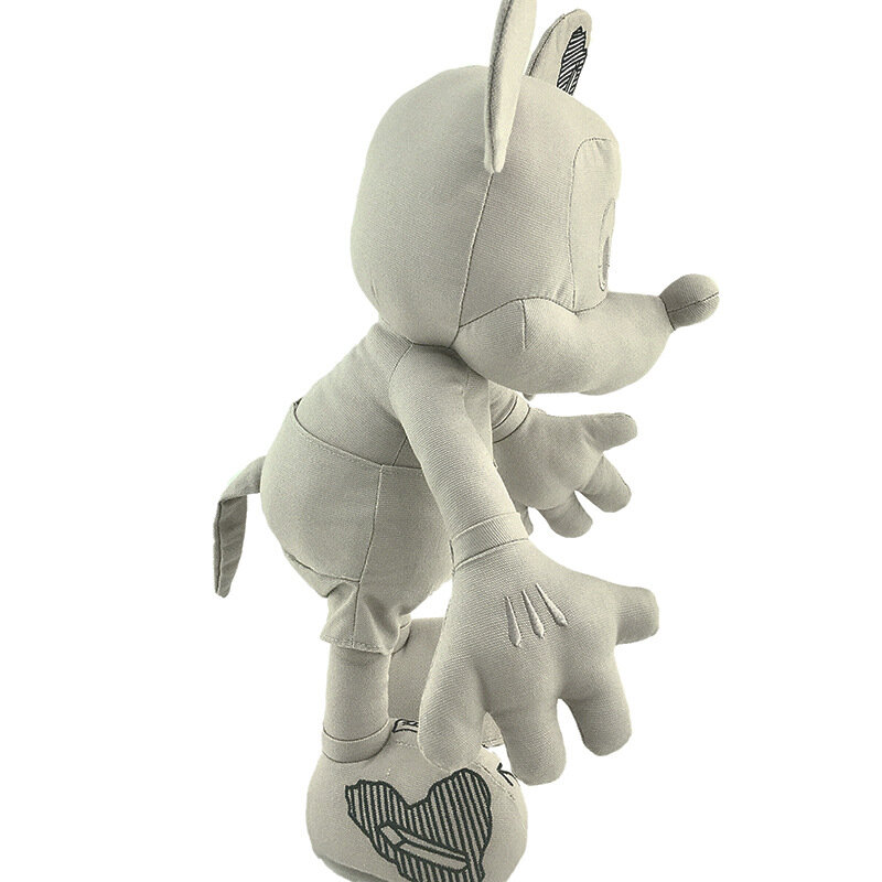 47cm komarkowa myszka Mickey doll 2 rodzaje materiału tkaniny lub pluszowa zabawka wybór dekoracja w formie figurki prezent urodzinowy
