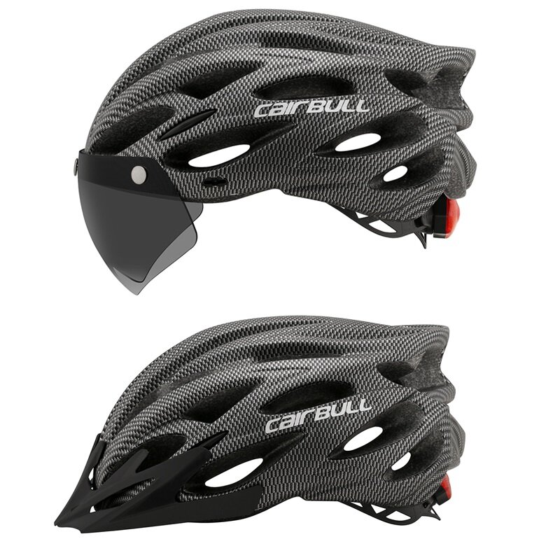 2023 ультралегкий велосипедный шлем с съемным козырьком, очки, велосипедный задний фонарь, шлемы для горных и шоссейных велосипедов