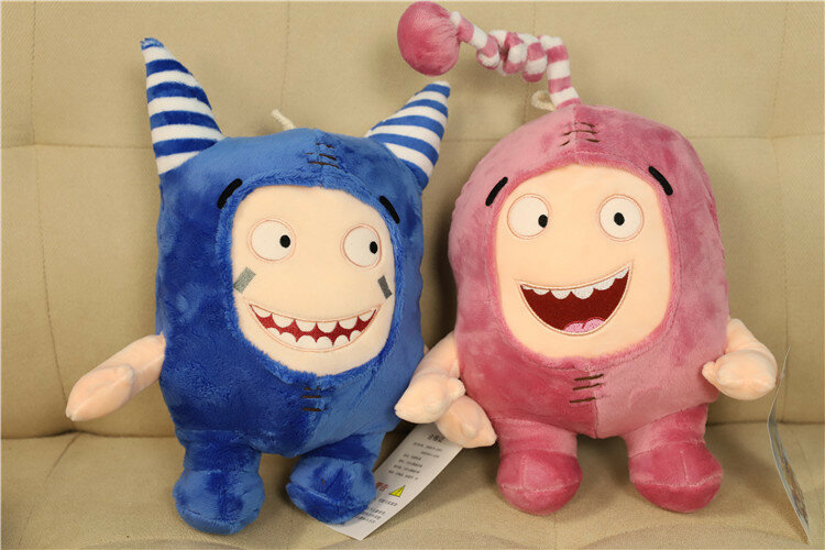 35 см Новый Oddbods мультфильм Buuble Pogo Zee Jeff Fuse Slick плюшевые игрушки милые мягкие куклы для детей подарок на день рождения