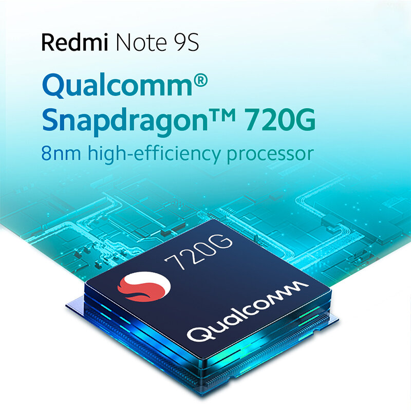Versão global xiaomi redmi nota 9s 64gb/128gb snapdragon 720g 48mp ai quad câmera nota 9 s smartphone 5020mah qc 3.0