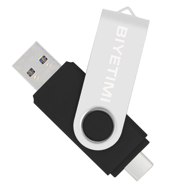Biyetimi – clé Usb type-c OTG, support à mémoire de 32gb 64gb 128GB, lecteur flash pour PC, téléphone portable, cadeau