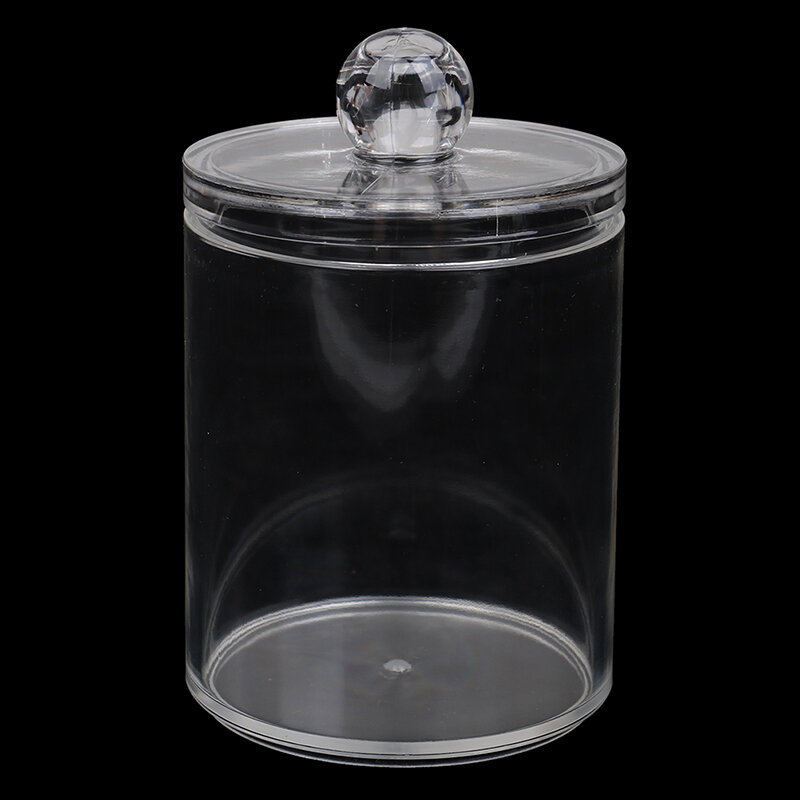 Nouveau 7X10CM monocouche clair acrylique stockage support de la boîte Transparent coton-tige bâton cosmétique trousse à maquillage à compartiments