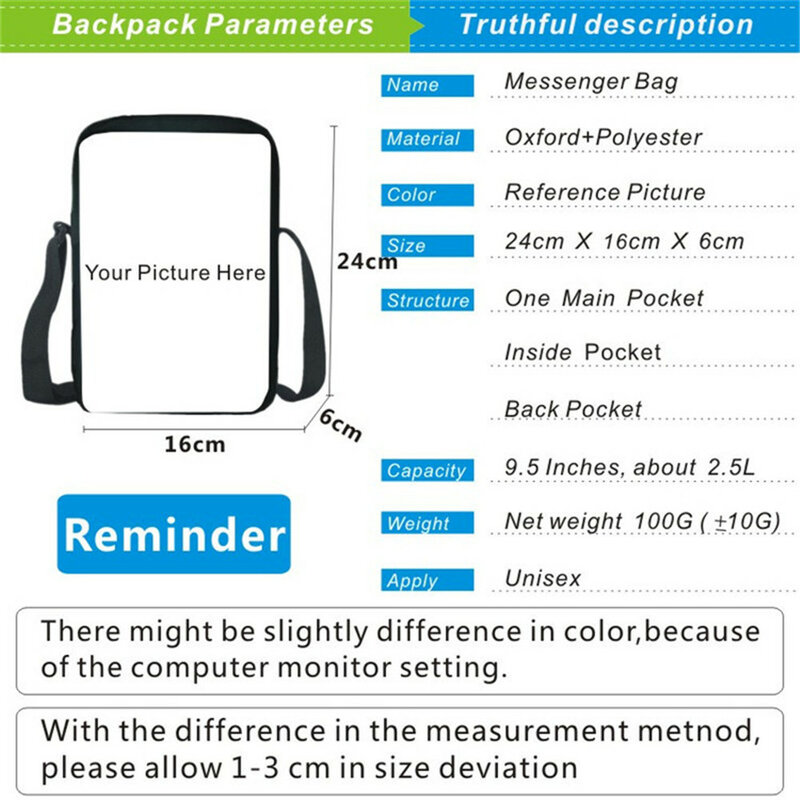 Camouflage Shoulder Bag Nylon Backpack Cosplay Messenger Bag Cartoon Messenger Bag Mini School Bag NEW