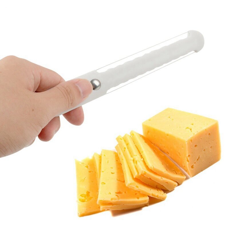 1pc Cheese Slicer Adjustable Parutan Planer Aluminium Mentega Anti Lengket Keju Mentega Rallador Cutter untuk Rumah Dapur Alat Pengiris