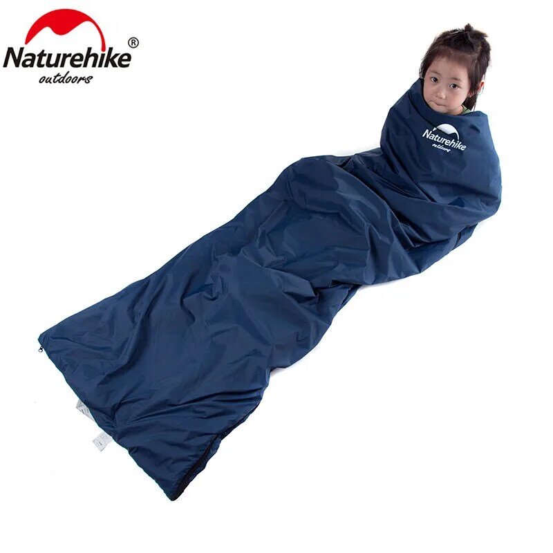 Naturehike-Ultraleve algodão saco de dormir, impermeável, Nature Hike, Summer Hiking, Camping, LW180