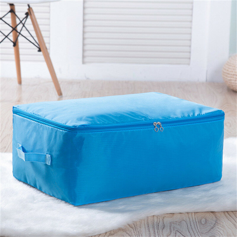 Oxford Clothing Storage Box Bedding Item Packing Bag Clothes Organizer Durable Quilt Box Zipper Dirty Clothes Collecting Case
