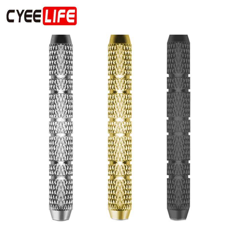 CyeeLife-barriles de dardos de cobre, ejes de repuesto, agarre para dardos de punta suave y punta de acero, accesorios de juego, 10g, 14g, 16 gramos, 6 unidades
