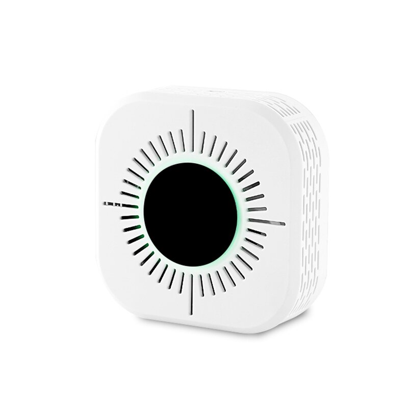 Alarma detectora de humo y monóxido de carbono AMS-2 in 1 CO para alarma de casa inteligente, sistema de alarma de anillo de 433MHz
