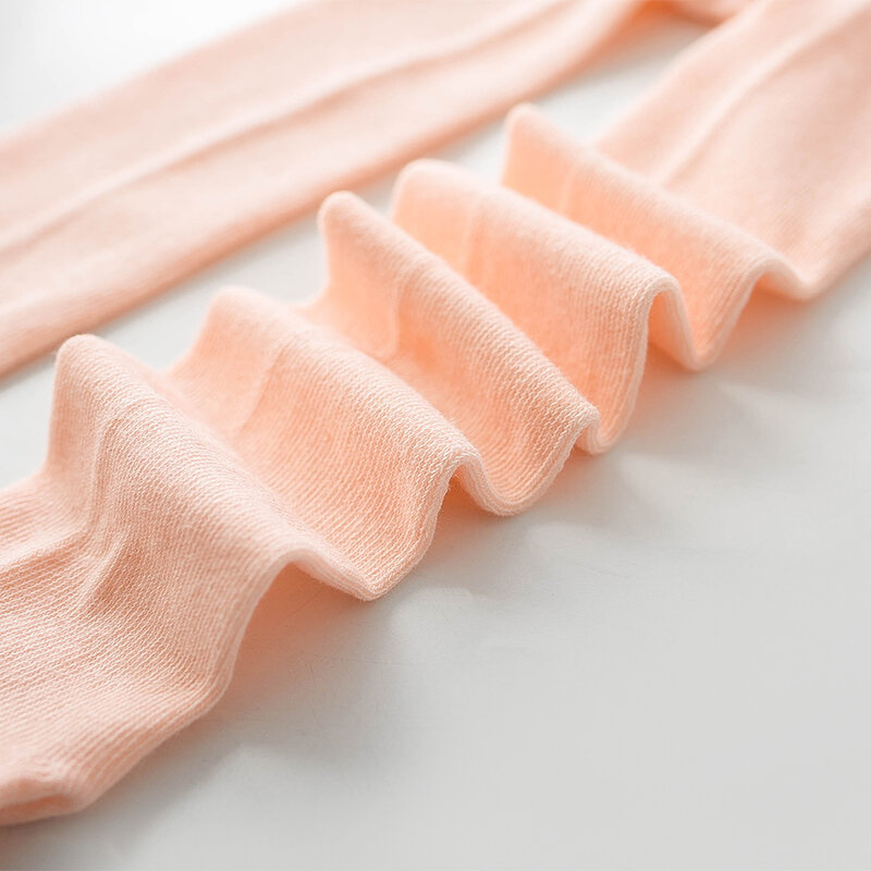 Meia-calça de algodão com bowknot para crianças, calças justas para bebês, colante de malha para crianças, primavera outono e inverno, 0-8 anos