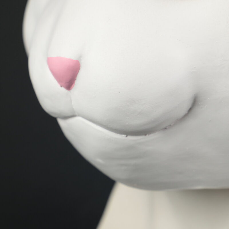 Beasts-Máscara de cabeza completa de conejo para adulto, máscara de látex para Cosplay, mascarada de Halloween, accesorios para adultos