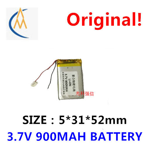 Brandnew 3.7v bateria de lítio de polímero 503152 900mah gps bluetooth alto-falante/dispositivo/navegador