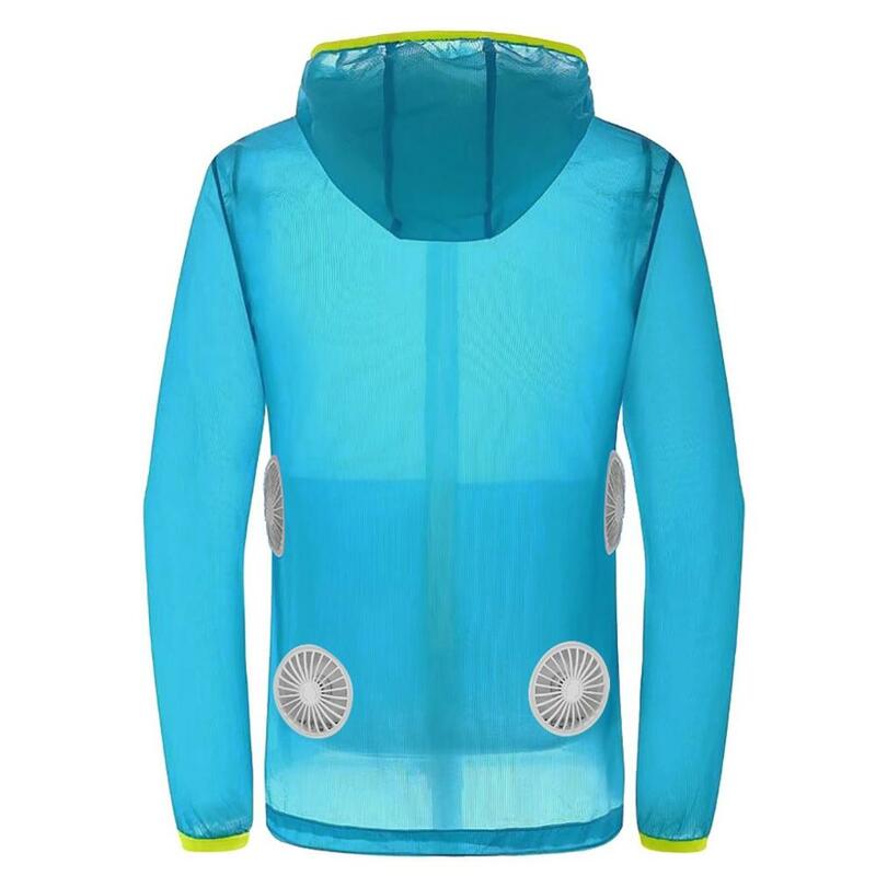 Cool Coat Women Men Summer Cooling Jacket Fan Summer Outdoor Air-Conditioned Clothes