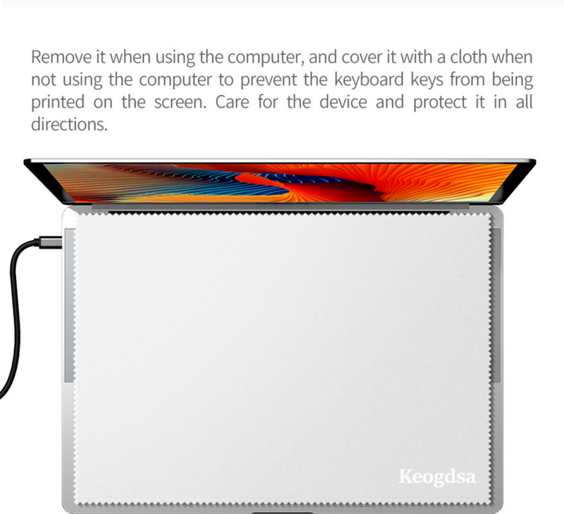 Penutup Selimut Keyboard Notebook Film Pelindung Tahan Debu Microfiber Kain Pembersih Layar Laptop untuk MacBook Pro 13/15/16 Inci
