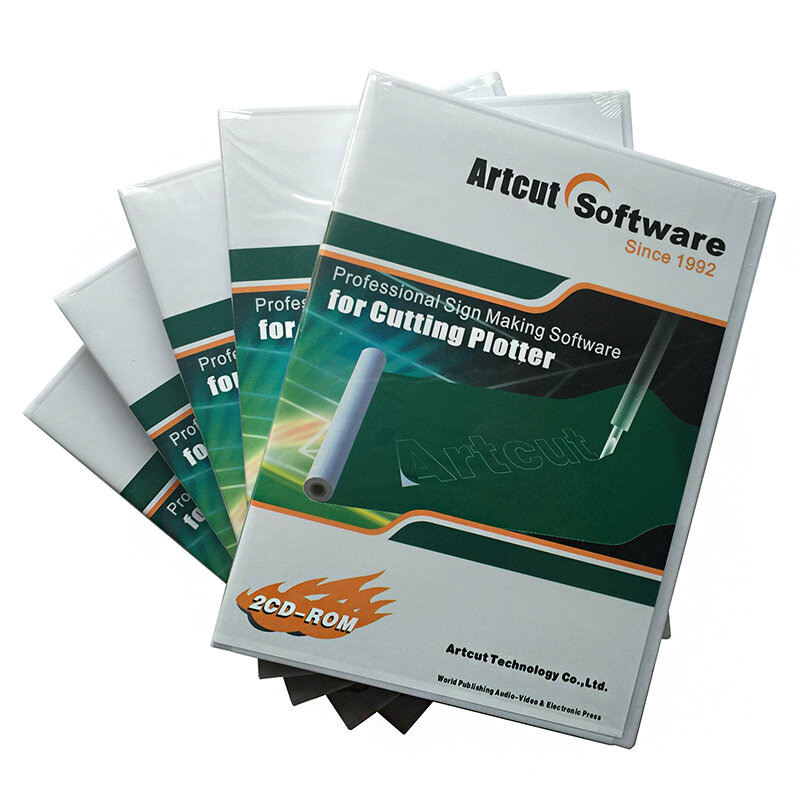 ARTCUT 소프트웨어 2009 비닐 커터 플로터 커팅 플로터, 비닐 사인 제작 디자인, Artcut2009 소프트웨어, 롤랜드 GCC, 무료 배송
